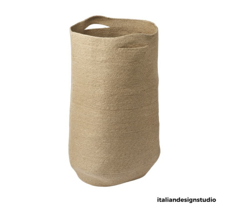 Ribbed Laundry Basket