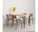 Wall-mounted dining table