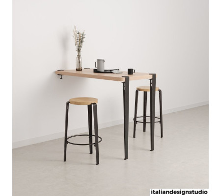 Wall-mounted high table