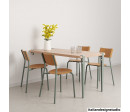 Wall-mounted dining table