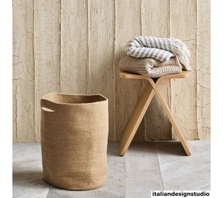 Ribbed Laundry Basket