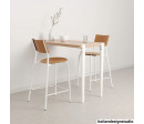 Wall-mounted high table
