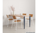 Wall-mounted dining table
