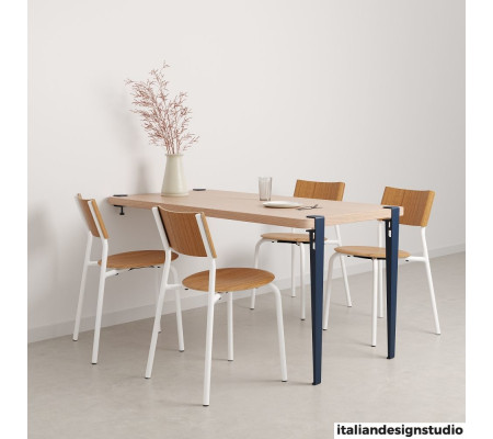 Wall-mounted dining table