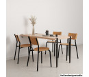 Wall-mounted dining table