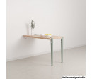 Wall-mounted dining table