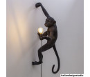 Monkey Lamp Hanging Black