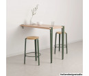 Wall-mounted high table