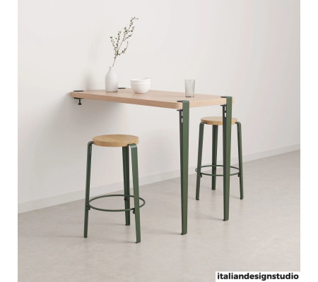 Wall-mounted high table