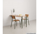 Wall-mounted dining table
