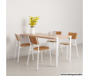 Wall-mounted dining table