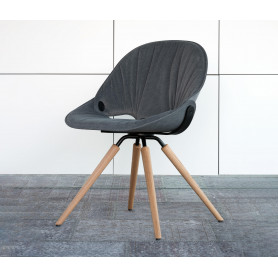 Flat chair soft Wood R